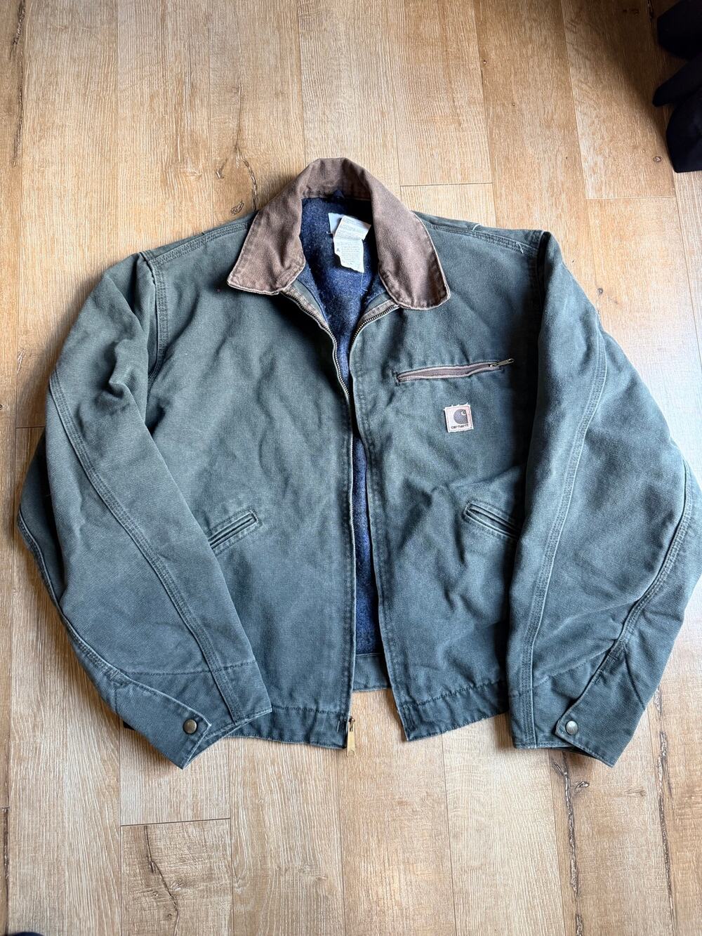 Carhartt J97MOS vintage Carhartt Detroit blanket jacket